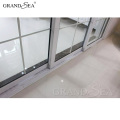 internal white aluminium sliding doors with HOPO hardware